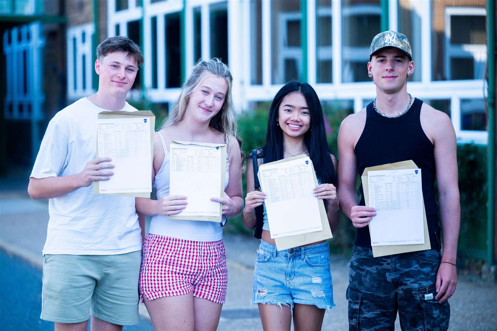 A record-breaking Springwood Sixth Form A-Level results day. Pictures: Ian Burt/West Norfolk Academies Trust