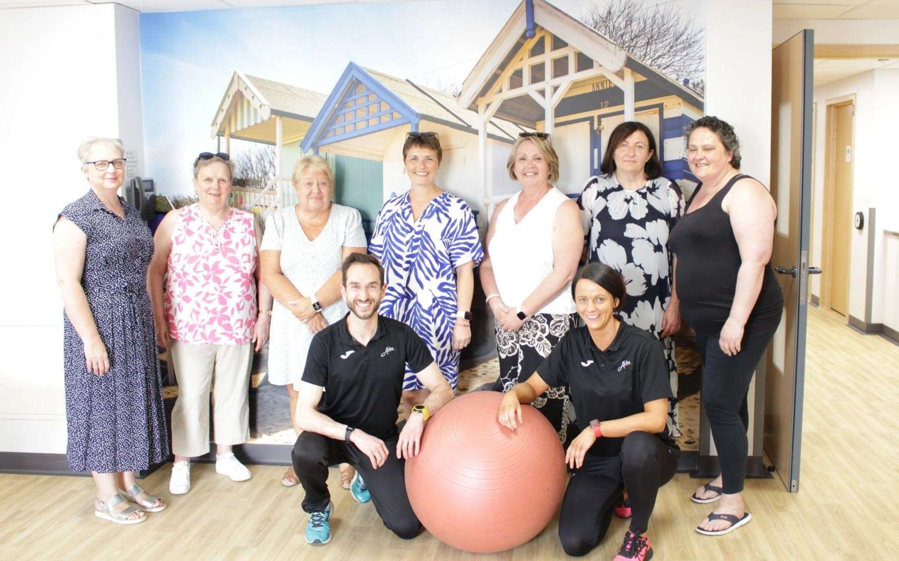 From left, Claire Anderson, Catherine McNeil, Daphne Haynes, Suzanne Engledow, Sarah Ringwood, Vega Adamoniene and Liz Welsh