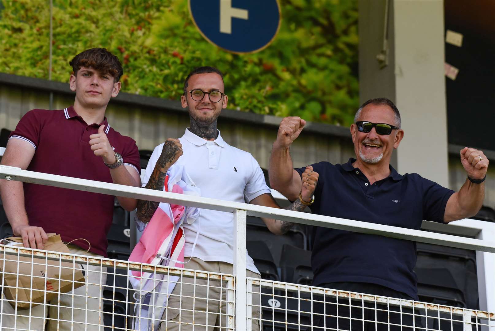 Away day win for Linnets fans. Picture: Tim Smith