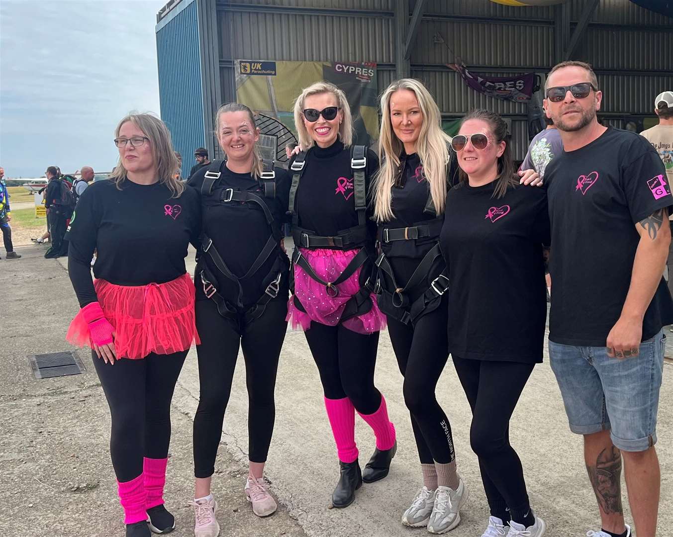 Daredevil skydivers gear up