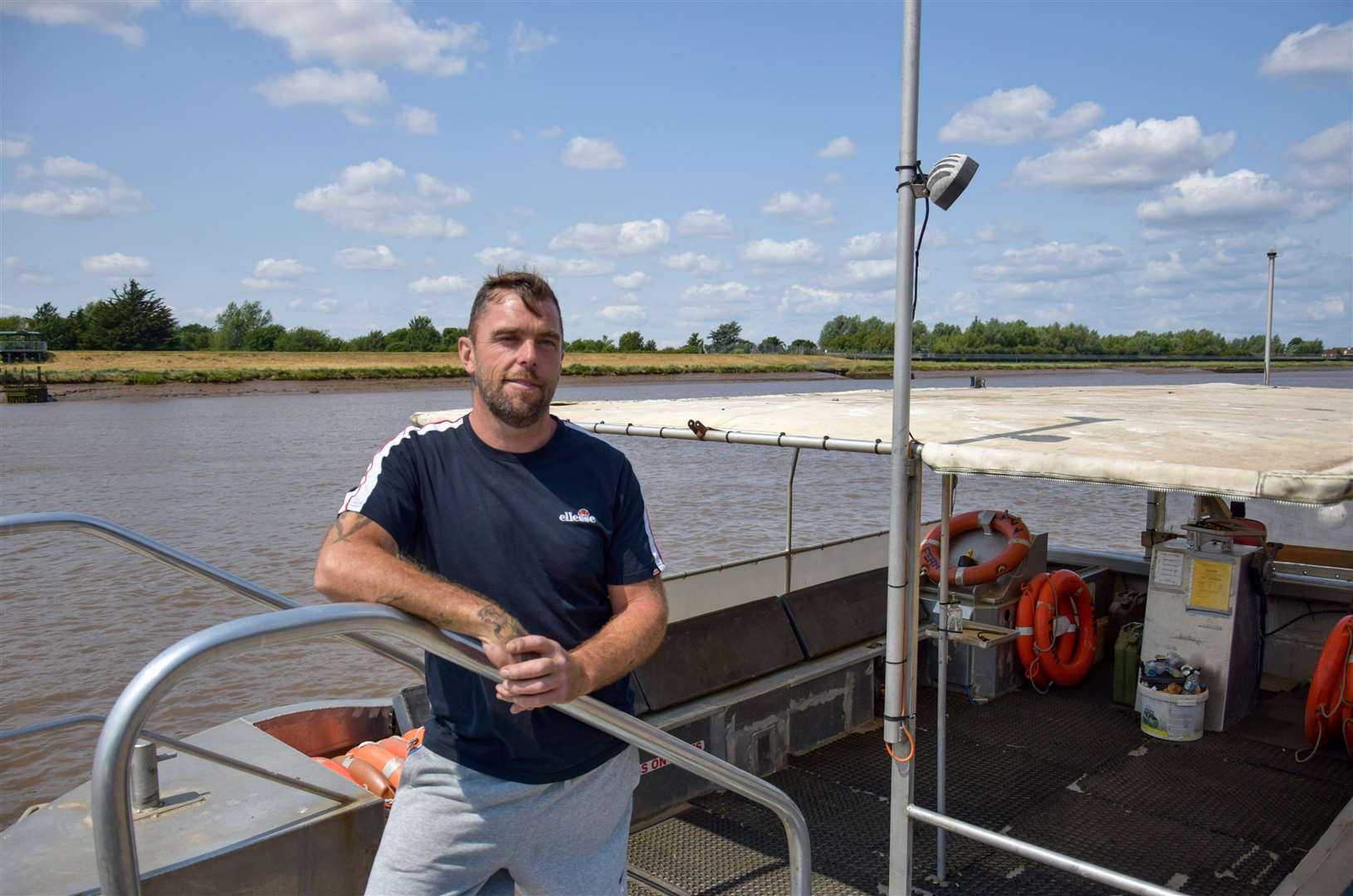 West Lynn ferry skipper Ben Ellis. Picture: West Norfolk Council