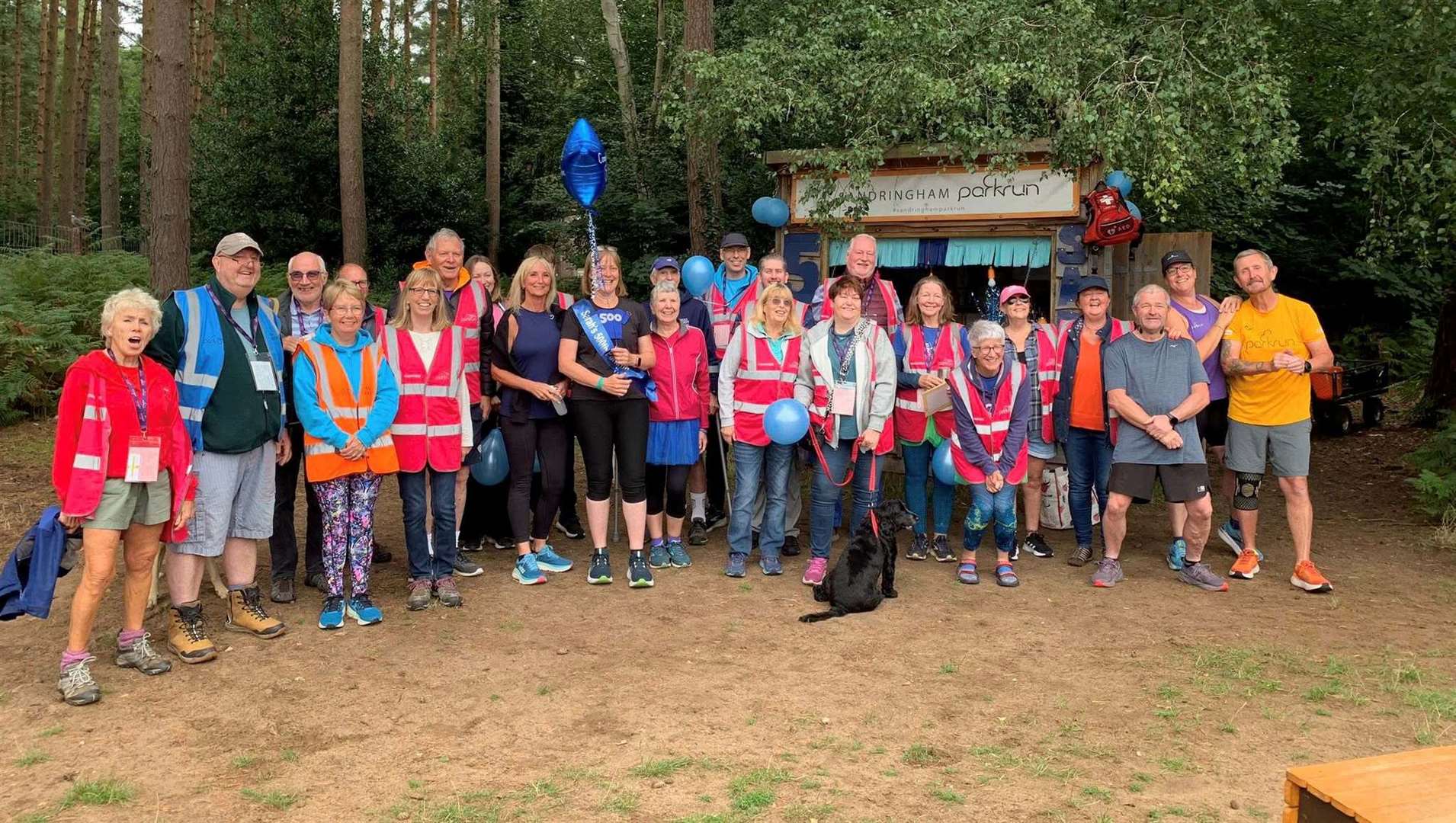Organisers and volunteers at Sandringham.