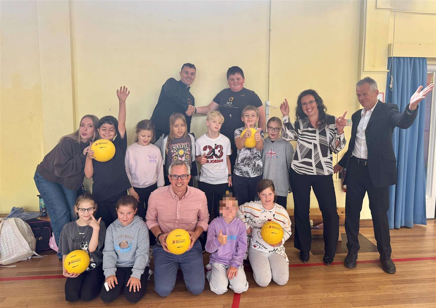 MP James Wild tried his hand at disco dodgeball when he saw Big Norfolk Holiday Fun in action