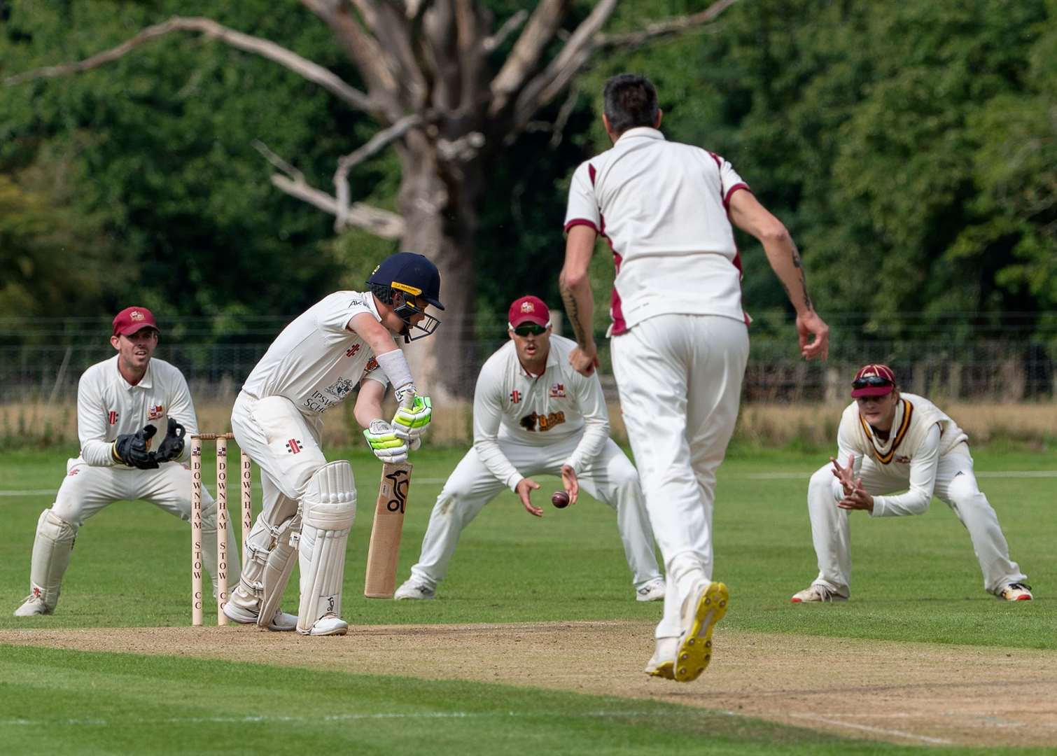 Downham Stow put the pressure on. Picture: Andrew Hunt