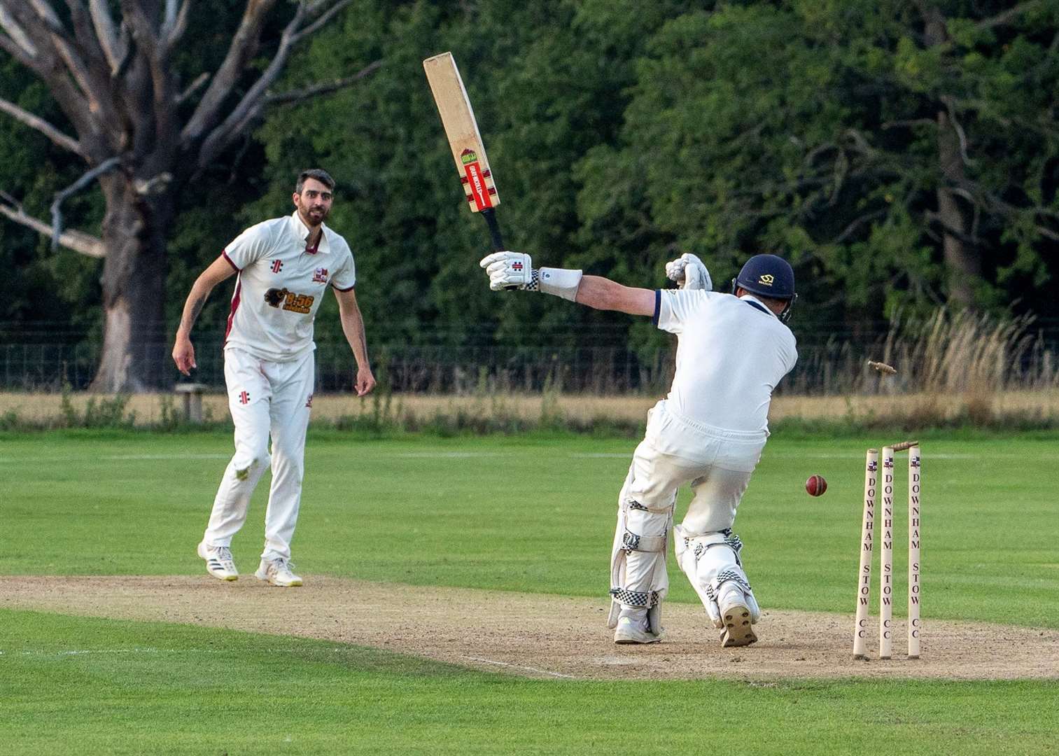 Brett Stolworthy picks up a wicket. Picture: Andrew Hunt