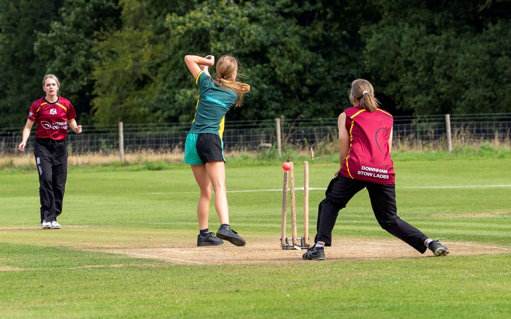A wicket for Downham Stow. Picture: Andrew Hunt