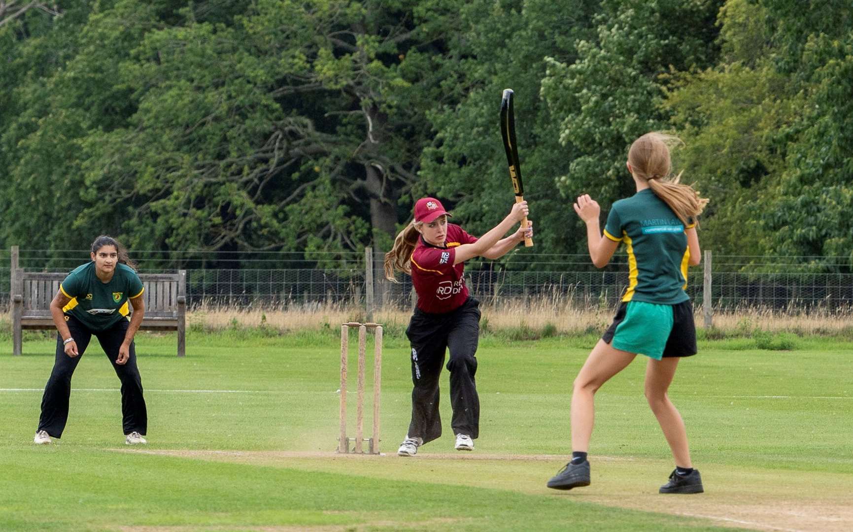 Downham Stow in bat. Picture: Andrew Hunt