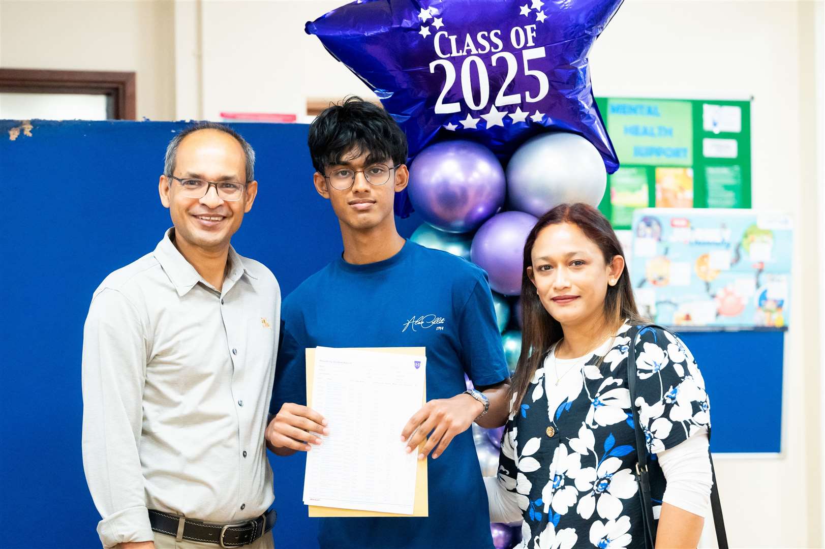 Studnets were delighted with their grades. Picture: Ian Burt
