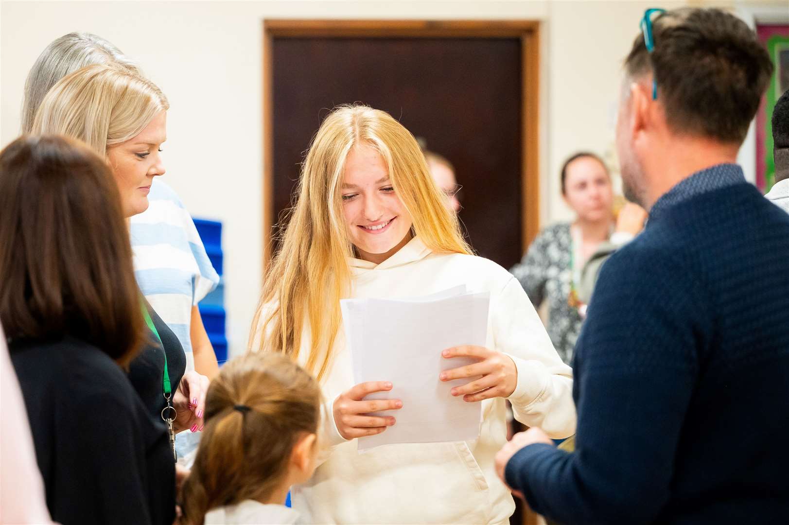 Springwood High School students received their results this morning. Picture: Ian Burt