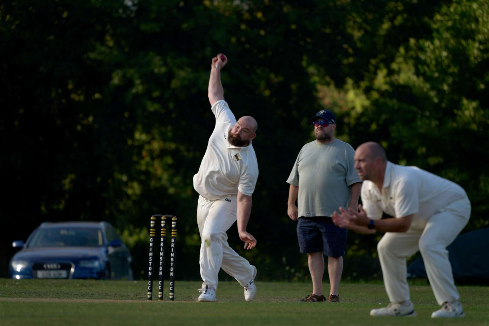 Liam Kellegher bowling. Picture: Mark Affleck