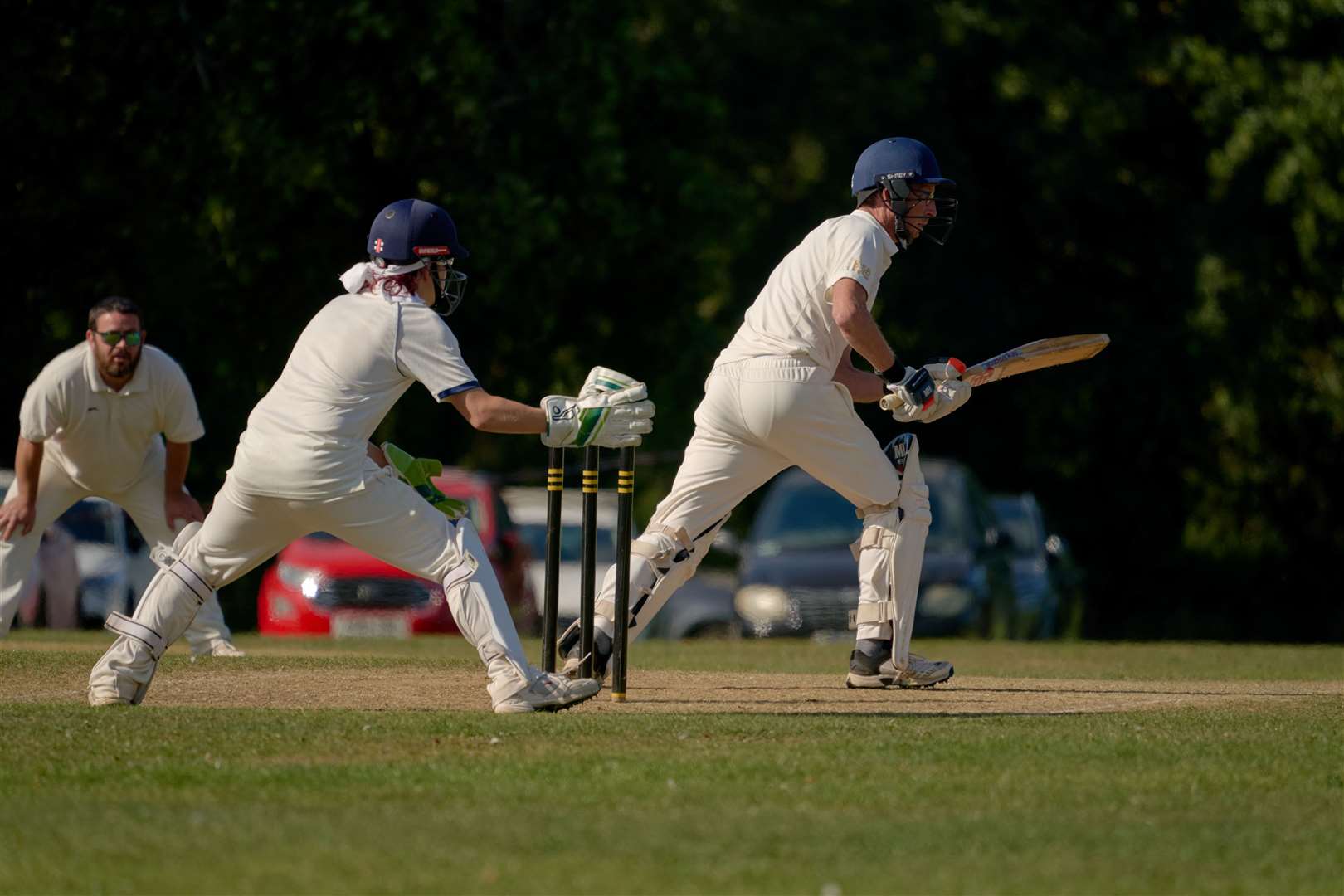 Action from the game. Picture: Mark Affleck