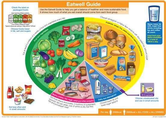 The Eatwell Guide. Picture: UK Government