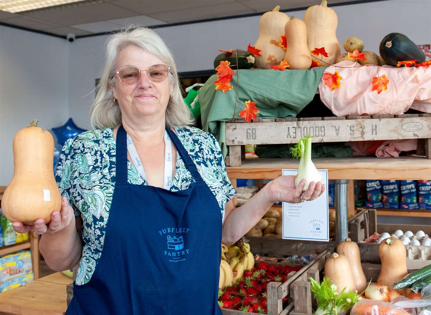 Karen Mason, manager at the Purfleet Pantry