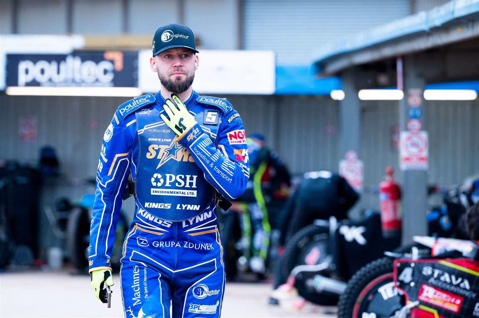 King's Lynn Stars Nicolai Klindt suffered an injury on Monday. Picture: Ian Burt