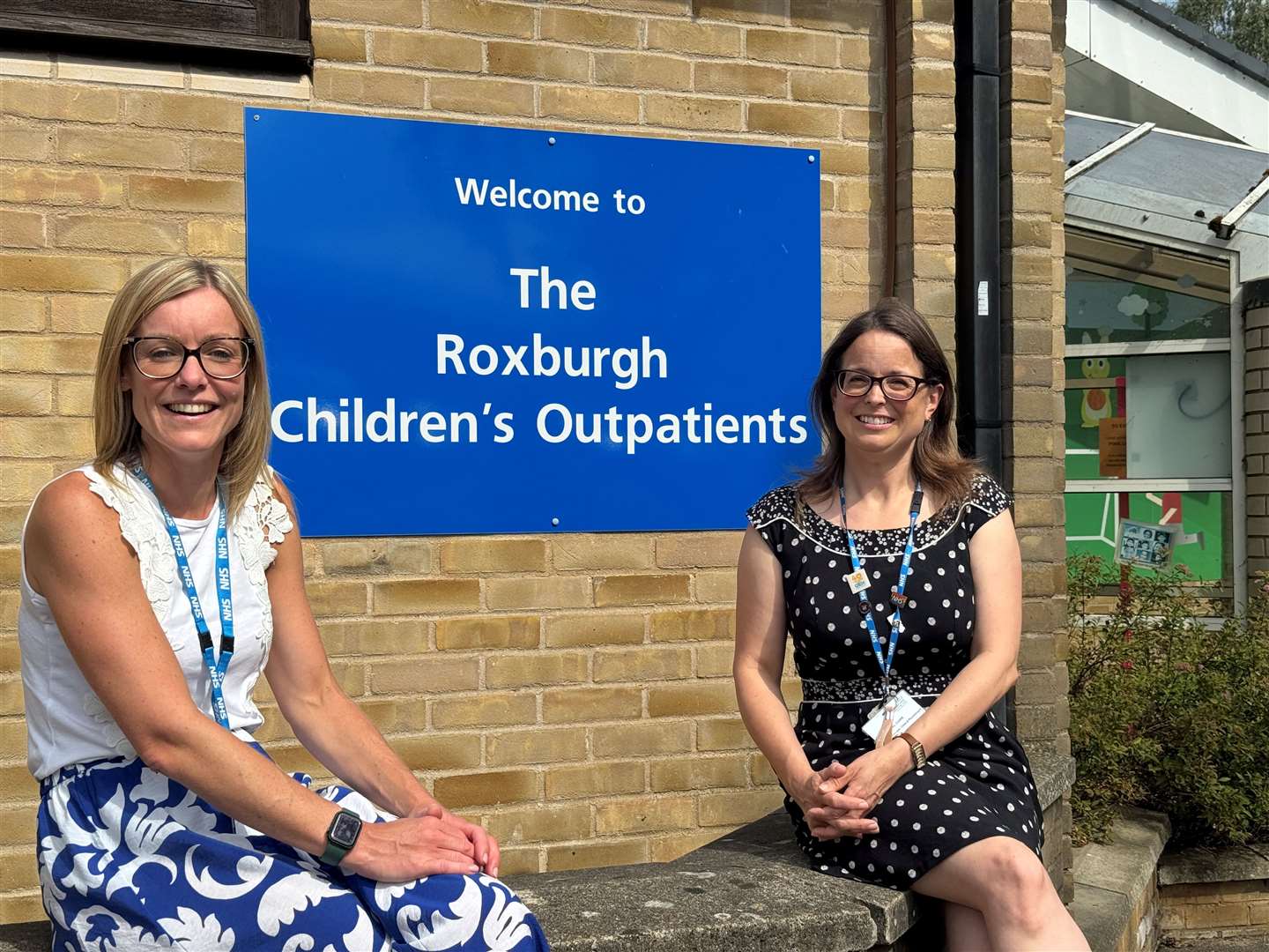 Dr Lucy Wigg and Dr Gail Clare from the QEH paediatric epilepsy psychology service