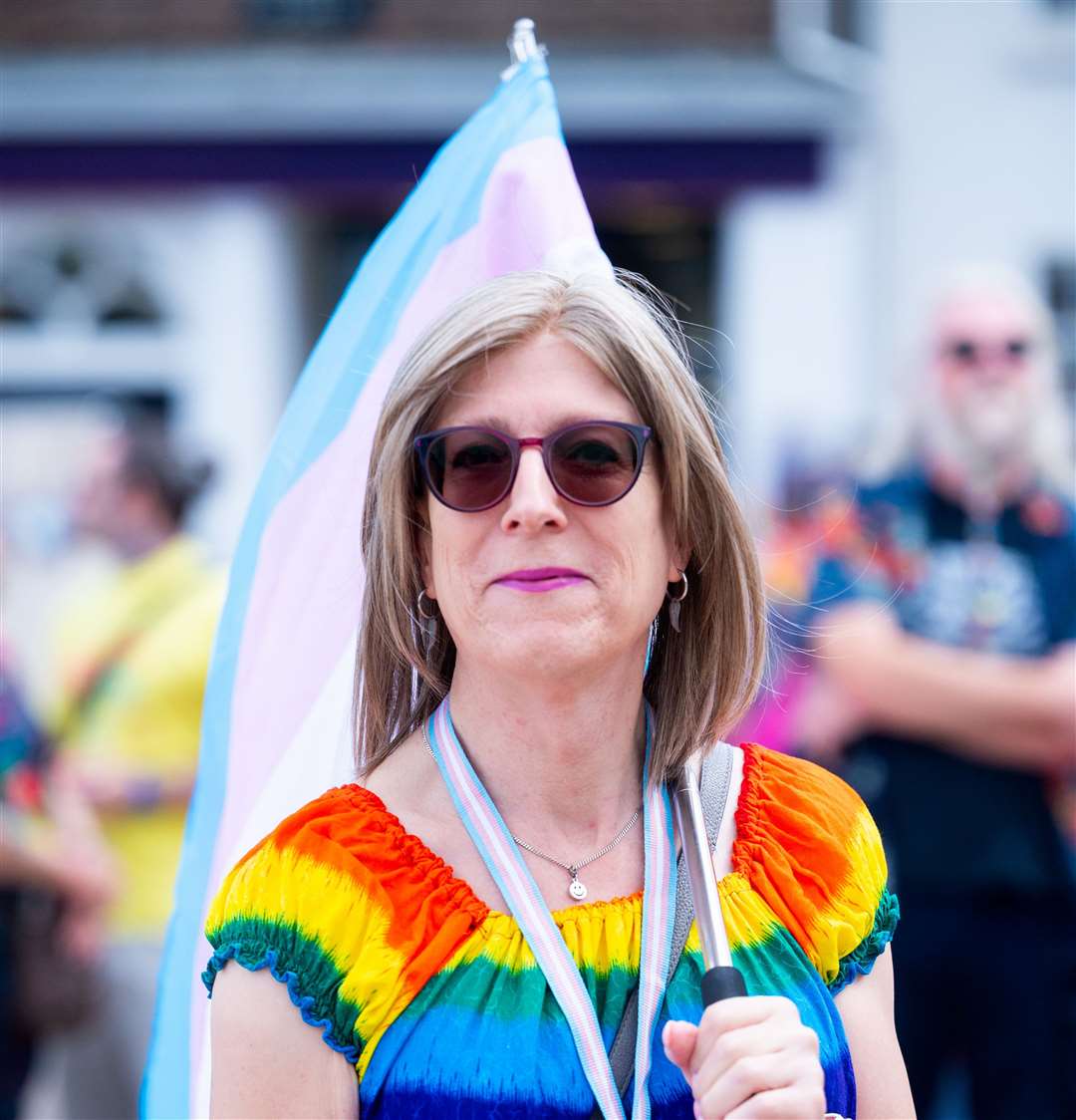 Flags and colourful costumes on parade. Picture: Ian Burt