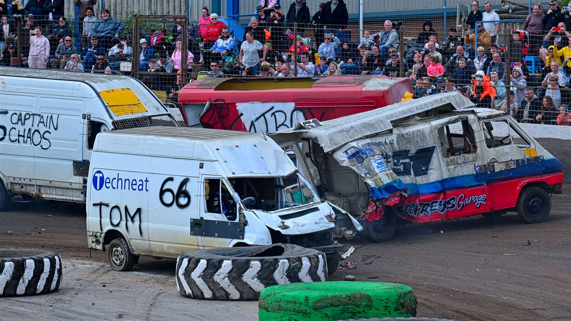 Vandemonium is incoming this Bank Holiday. The Big Vans are a firm fans' favourite. Picture: Jim Harrod