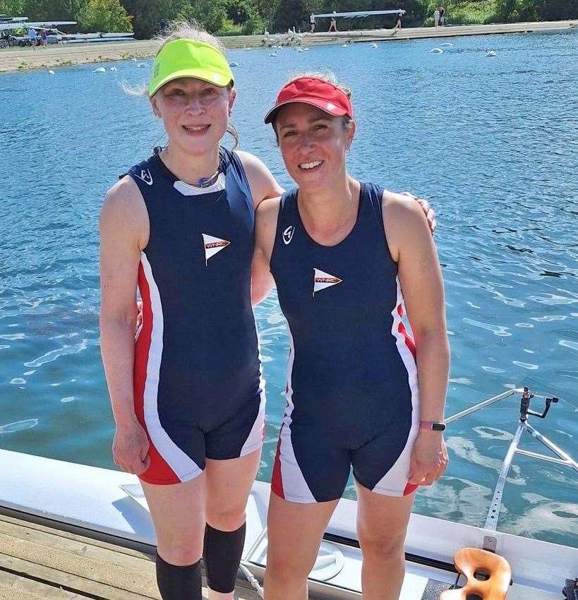 Jennifer Garioch and Claire Murphy at Peterborough.