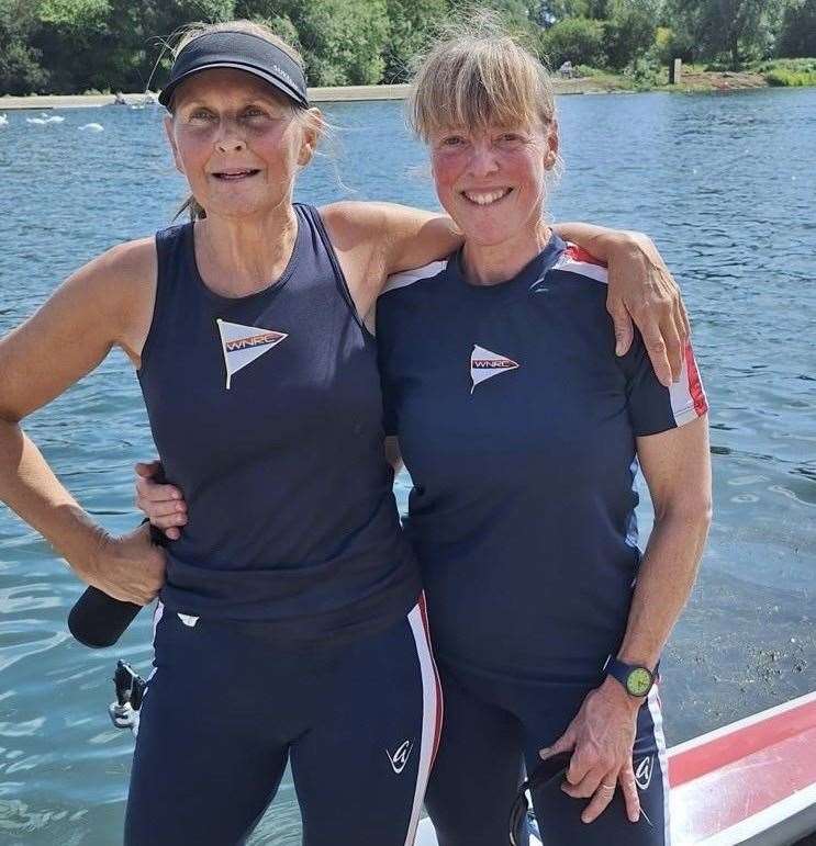 Helen Pryer and Liz Palmer at Peterborough.
