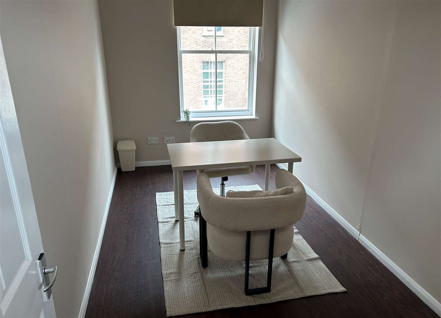 This room is available to rent, which would be ideal for nails