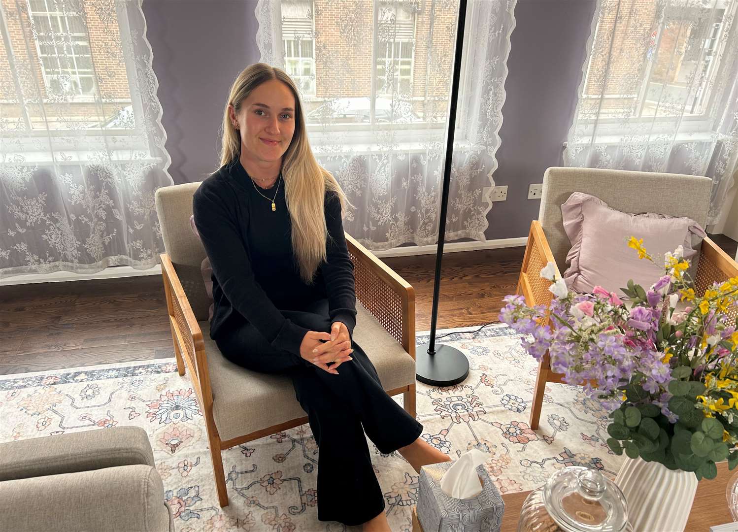 Gemma opened the salon at the beginning of the month