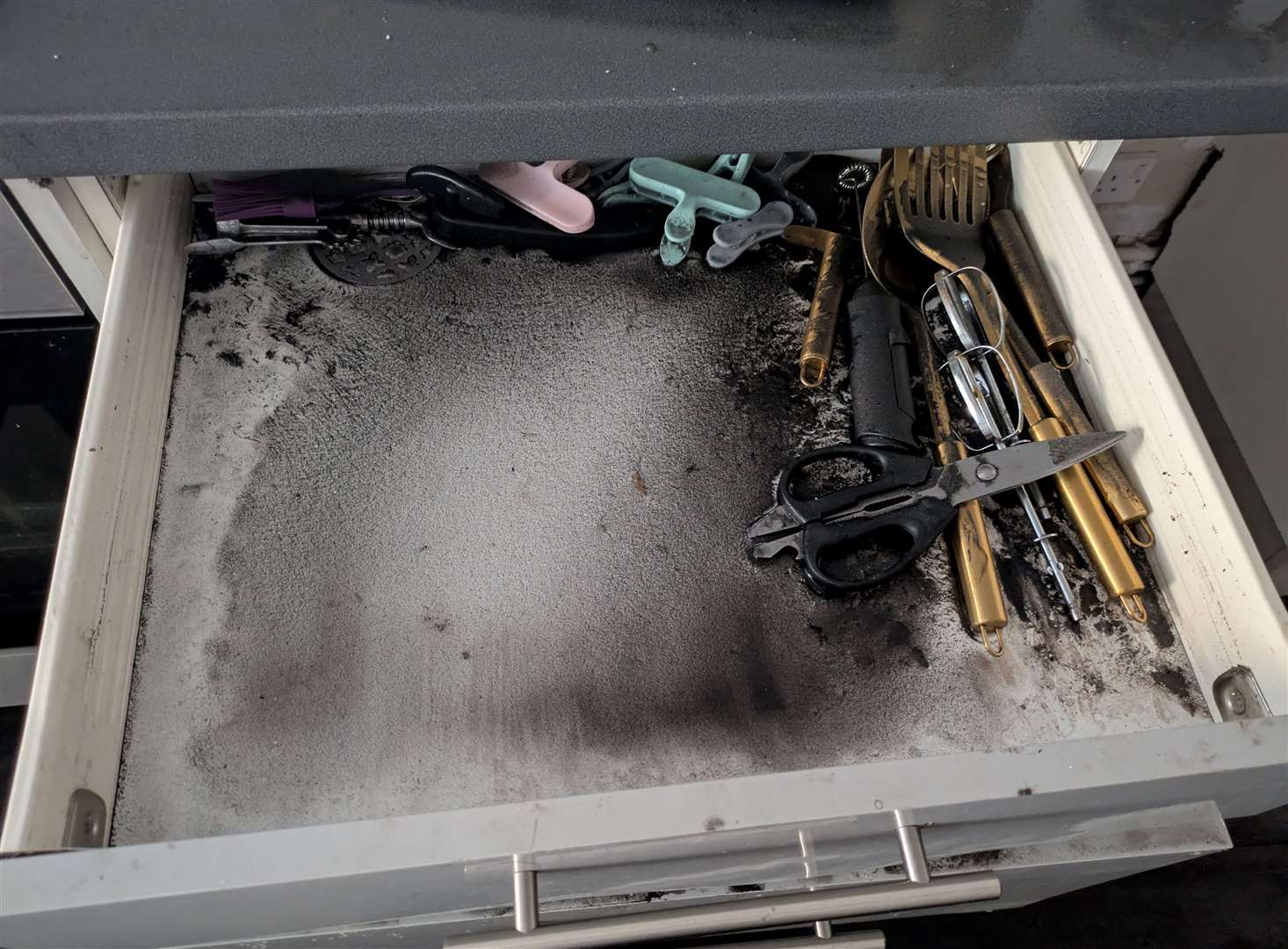 Significant damage was caused by the fire