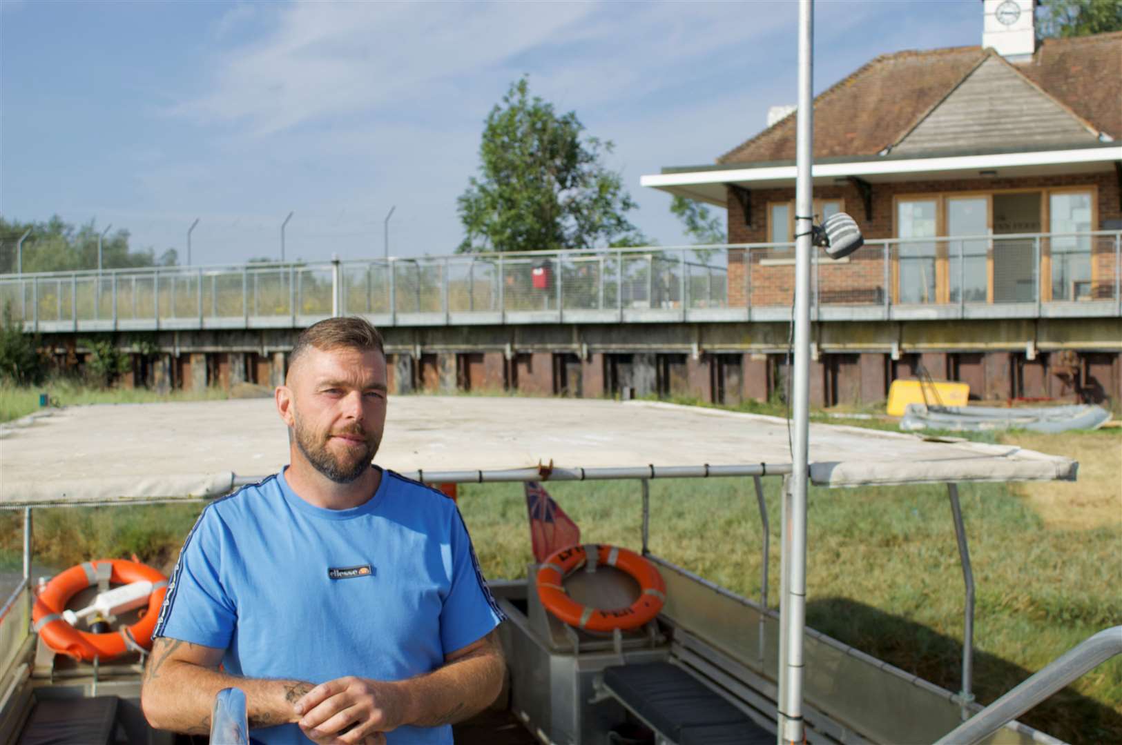 Ferry operator Ben Ellis. Picture: Alice Hobbs