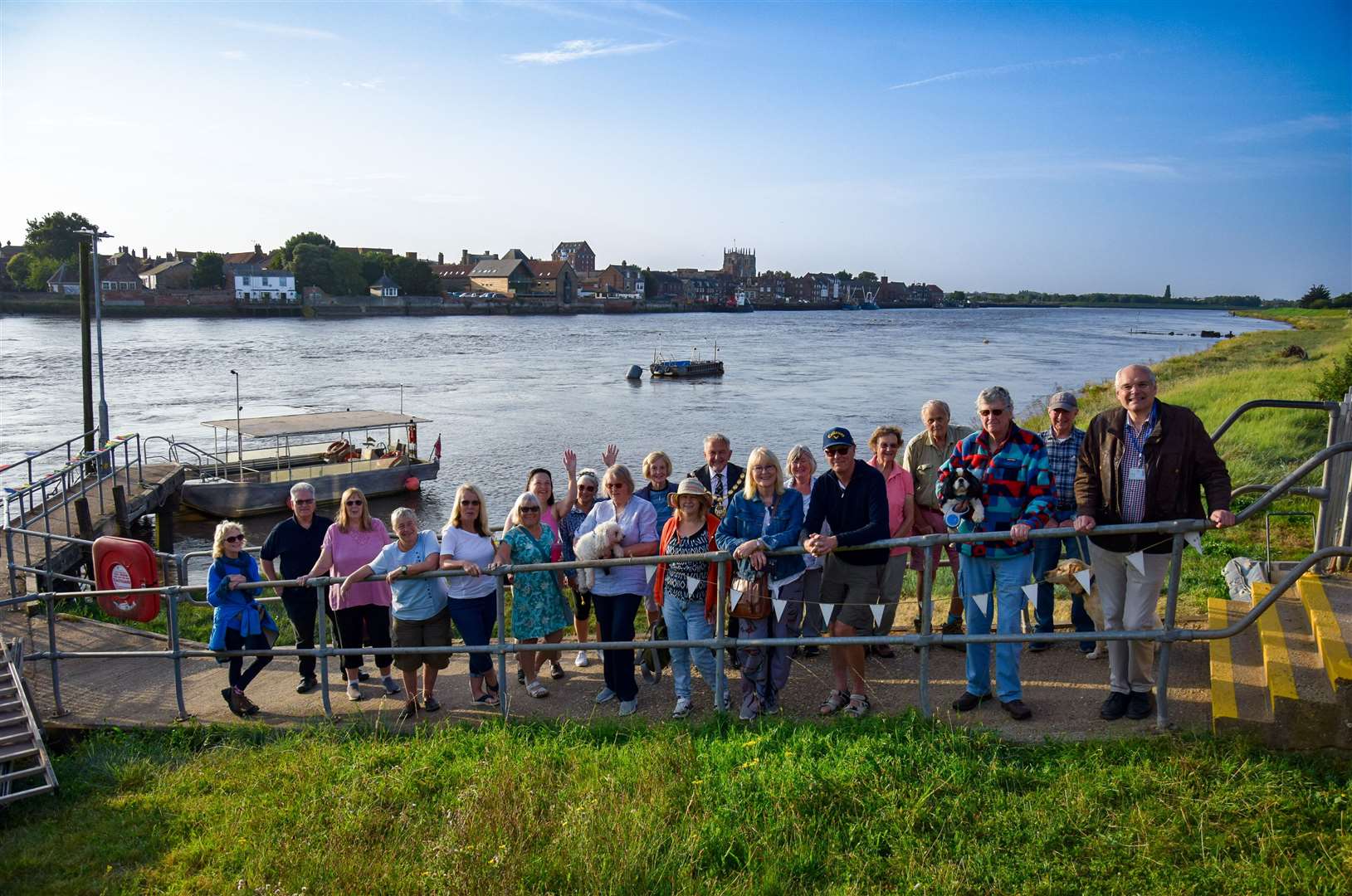 Queuing up to use the West Lynn ferry once again. Picture: West Norfolk Council