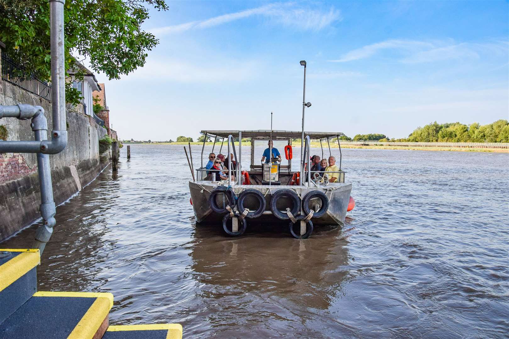 The West Lynn ferry back in action once again. Picture: West Norfolk Council