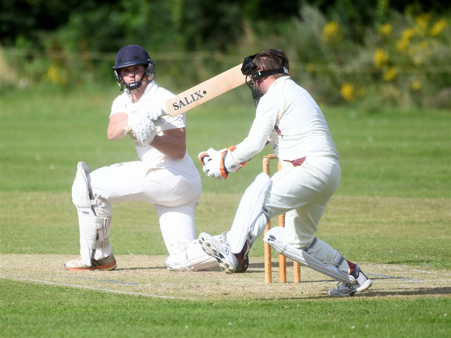 Jasper Payne hit a century for North Runcton at the weekend