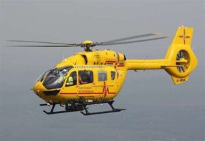 Person rushed to hospital in serious condition after fall