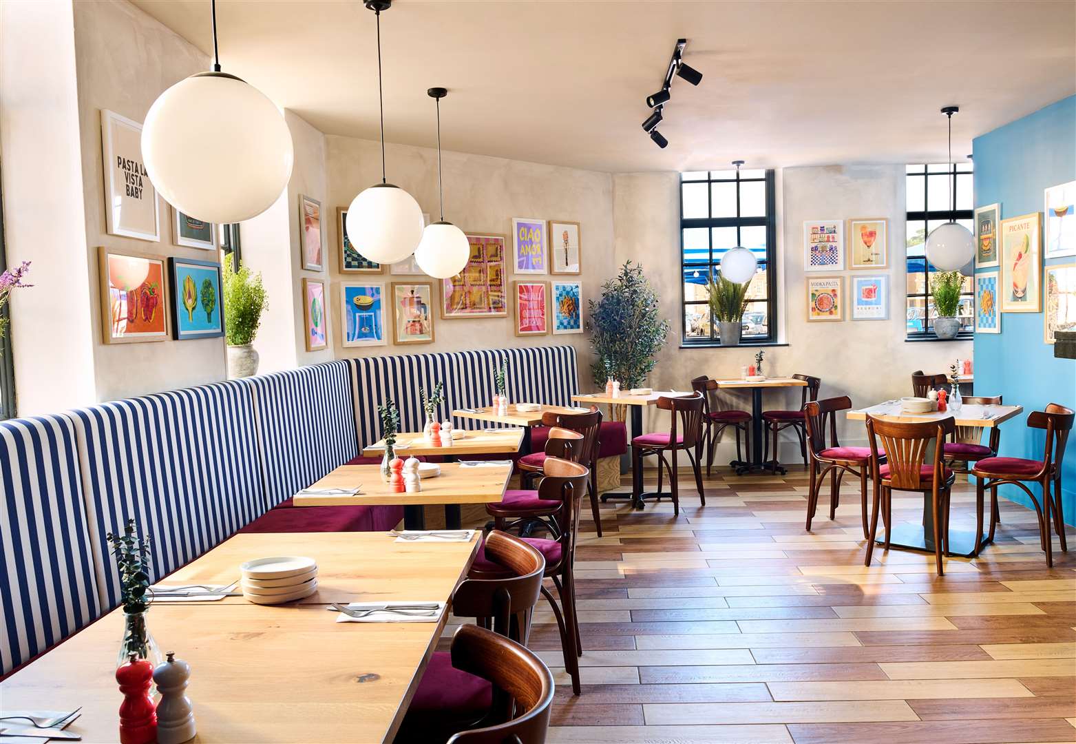Inside the newly refurbished Prezzo Italian in Lynn