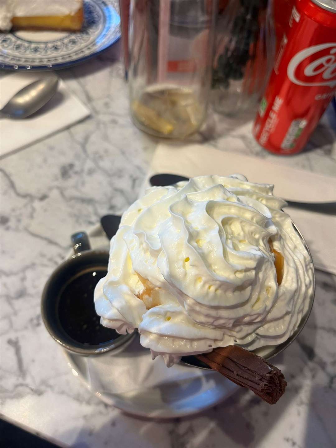 Beth's dessert of choice was a Affogato