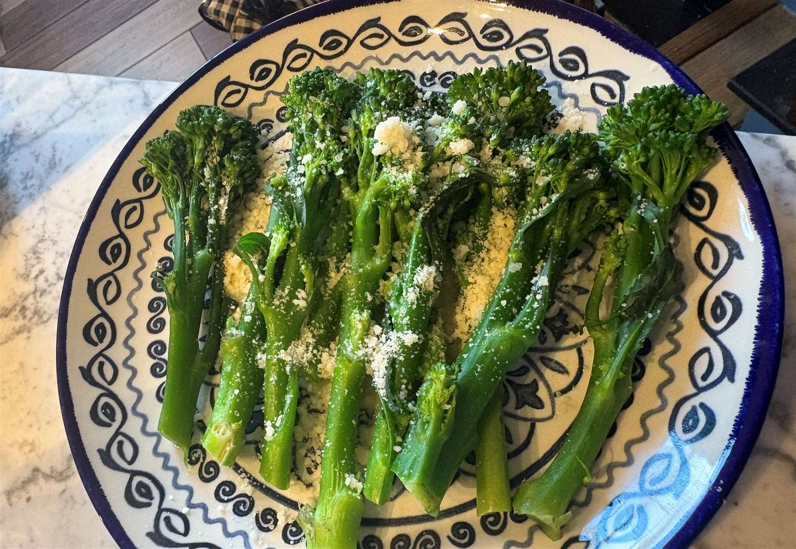 My broccoli side made me feel better about all the carbs...