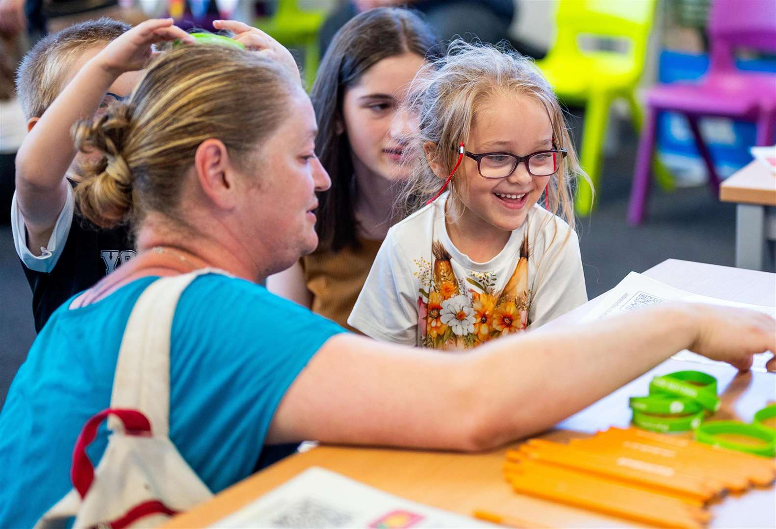 Crafts and plenty of activities at The Discovery Centre. Picture: Ian Burt/Freebridge Community Housing