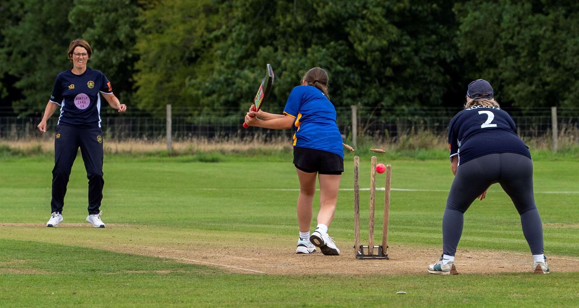 A wicket for North Roncton Rockets. Picture: Andrew Hunt.