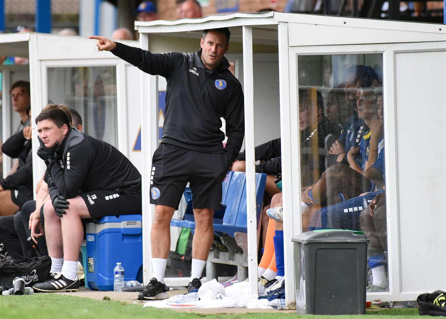 Linnets head coach James Rowe