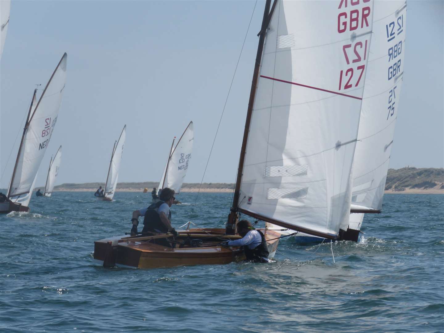 The Sharpie European Championships at Brancaster Staithe Sailing Club. Picture: James Case