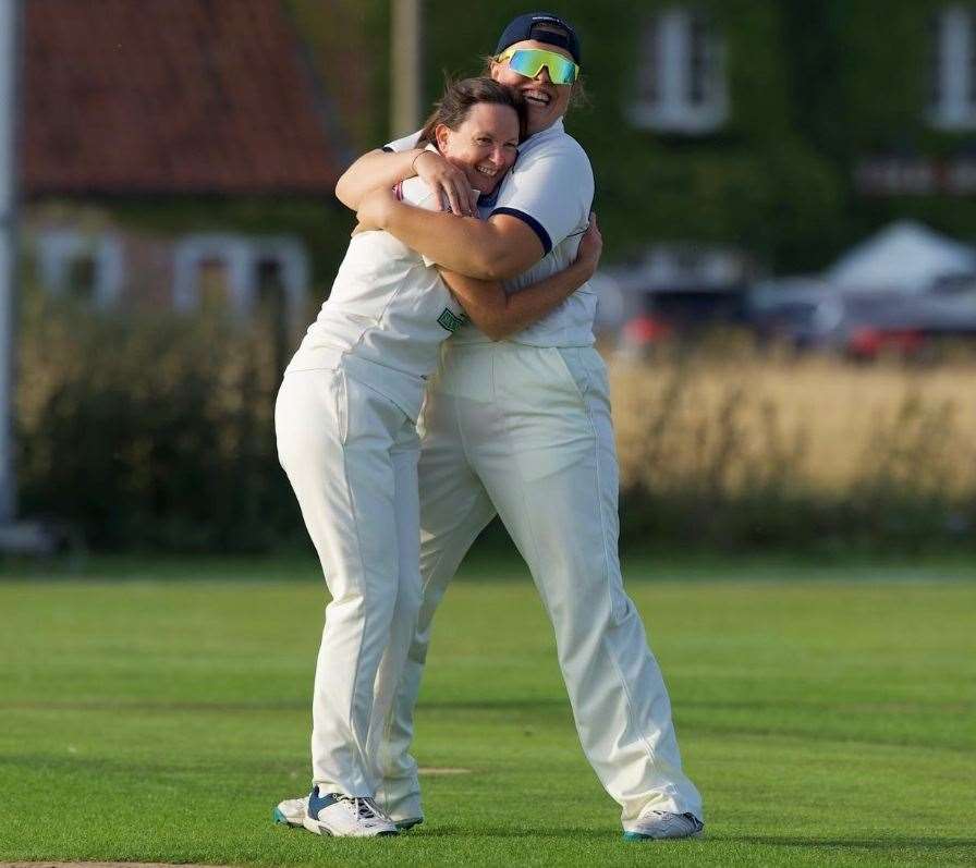 Celebration time for Snettisham Ladies.