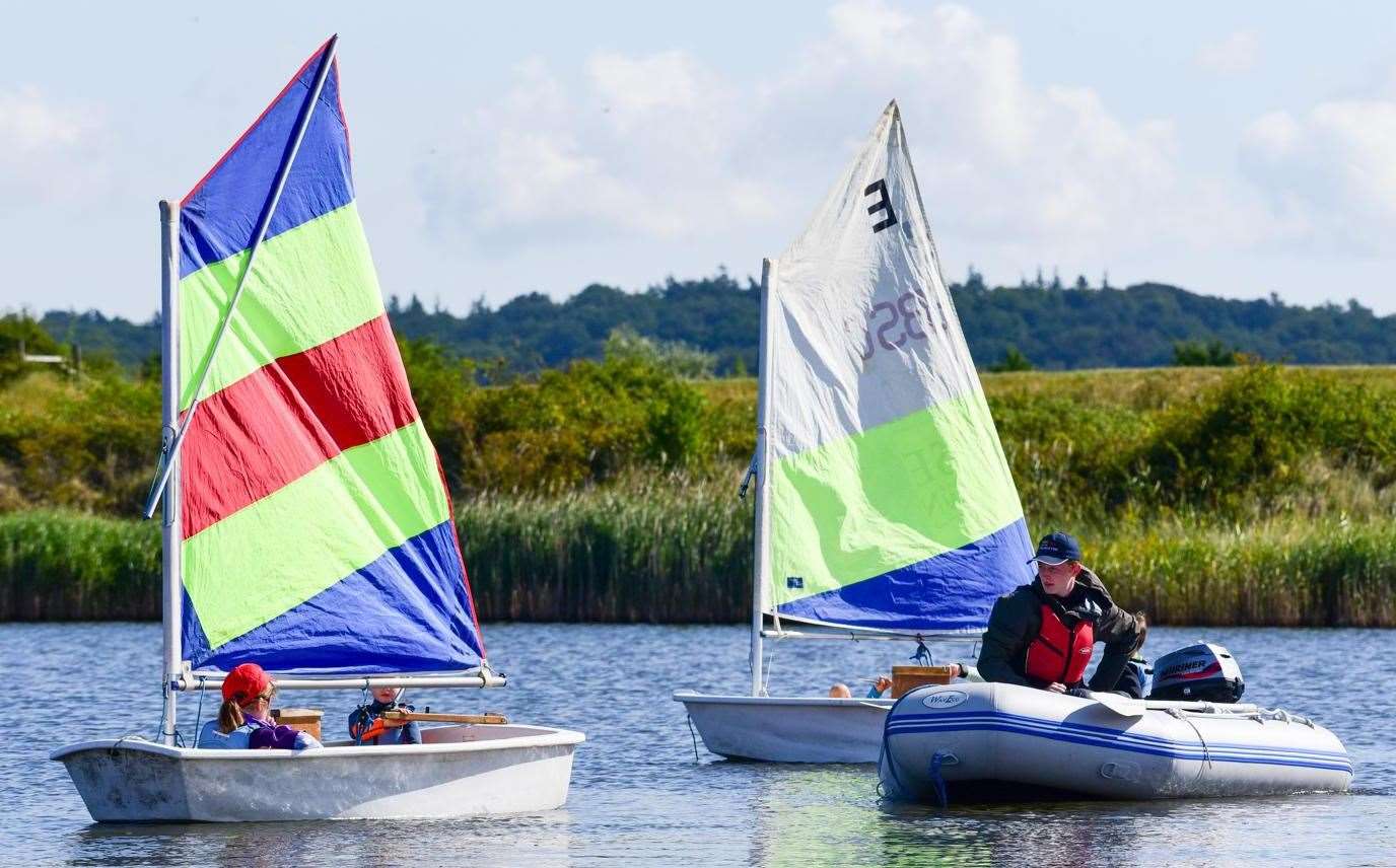 Snettisham Sailing Club, recently awarded British Pathway Sailing Club status, are holding their cadet weeks this month. Picture: John Eaton
