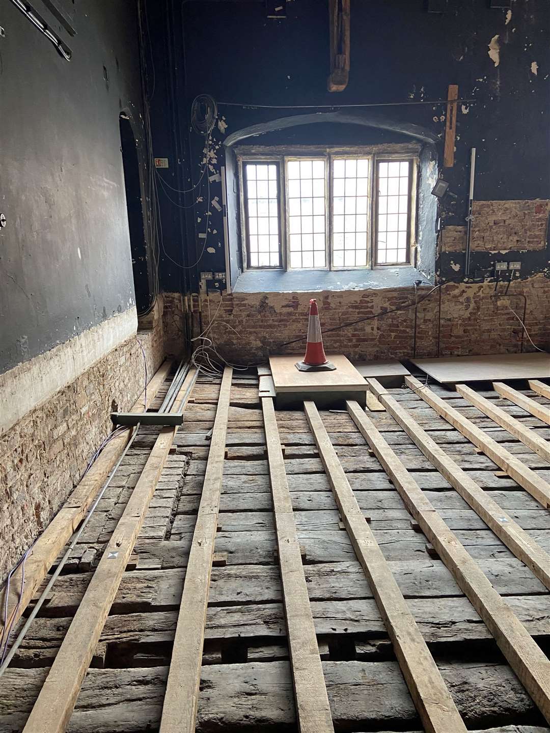 Inside Lynn's Guildhall theatre