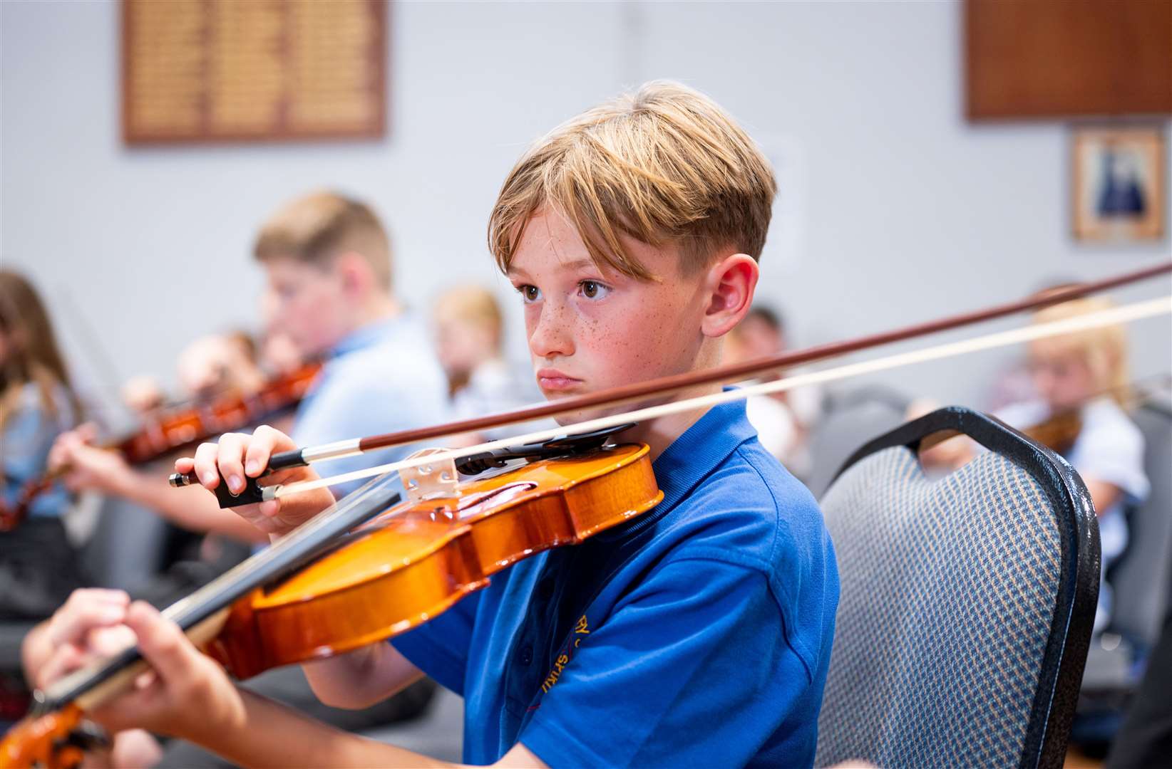 A face of concentration. Picture: WNAT/Ian Burt