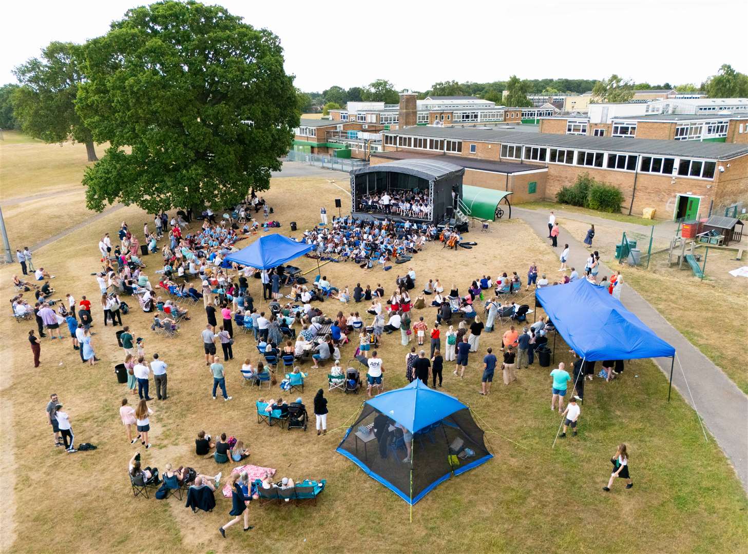 Enjoying the primary instrumental showcase. Picture: WNAT/Ian Burt