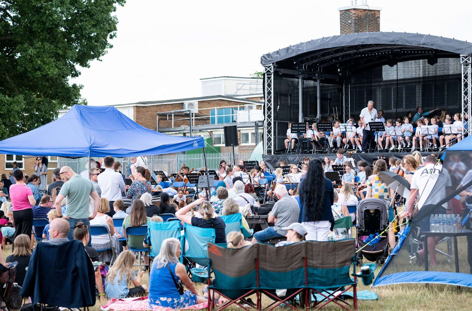 Plenty turned out for the primary instrumental showcase. Picture: WNAT/Ian Burt