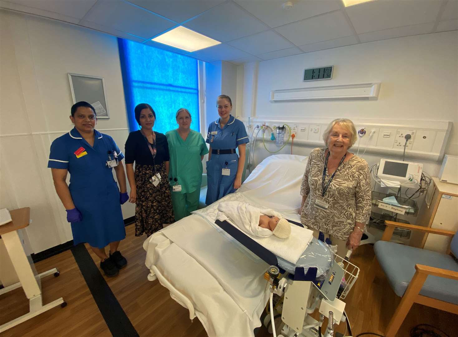 The new equipment will allow clinicians to deliver immediate resuscitation and care to newborns right at their mother’s bedside. Picture: QEH