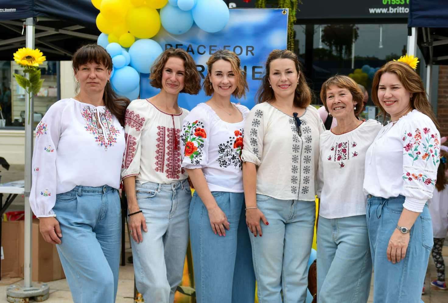 Celebrating Ukraine Independence Day in Lynn. Picture: Dainius N Photography