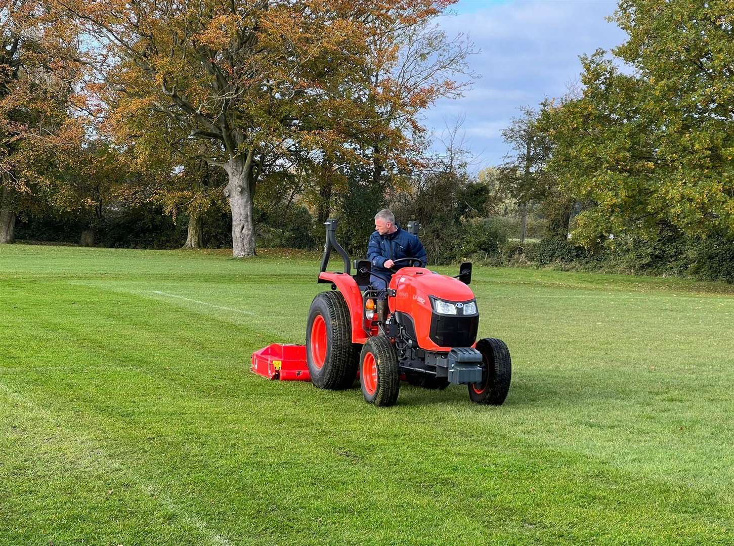 There has been debate over the cost of cutting grass at the playing field