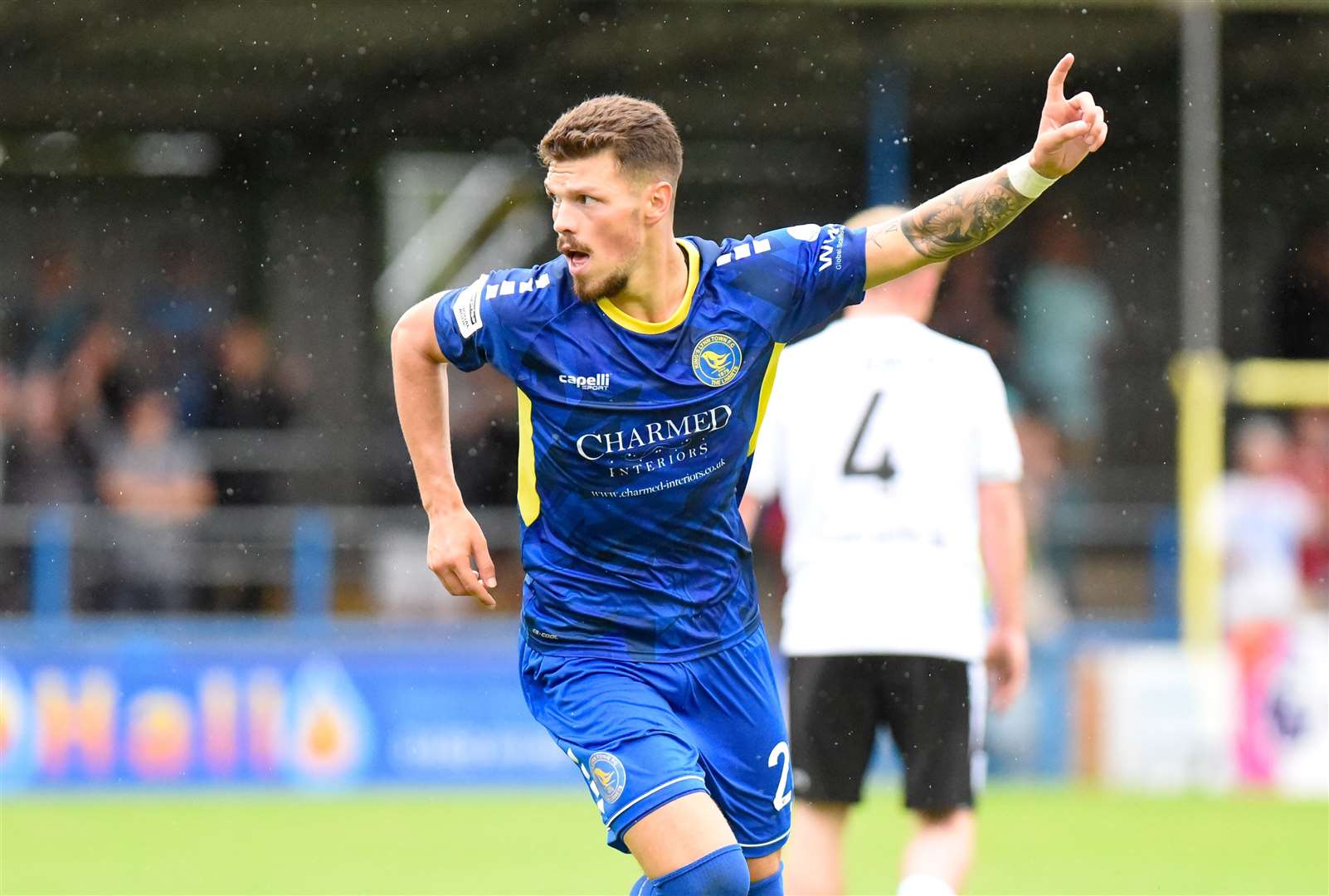 Ross Crane celebrates. Picture: Tim Smith