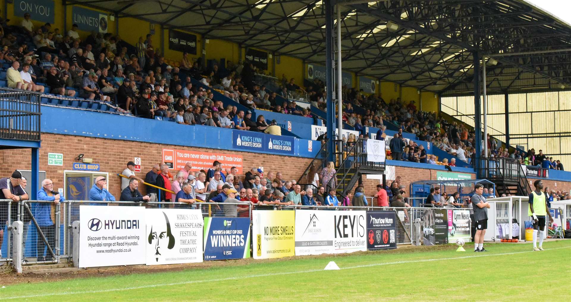 The main stand at The Walks. Picture: Tim Smith