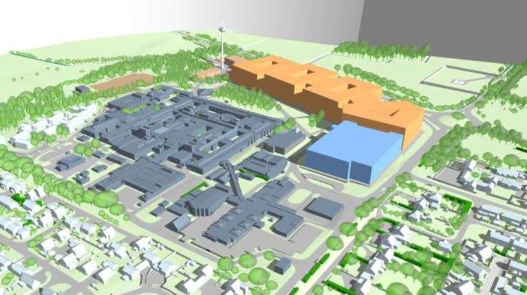 An artist's impression of the new QEH